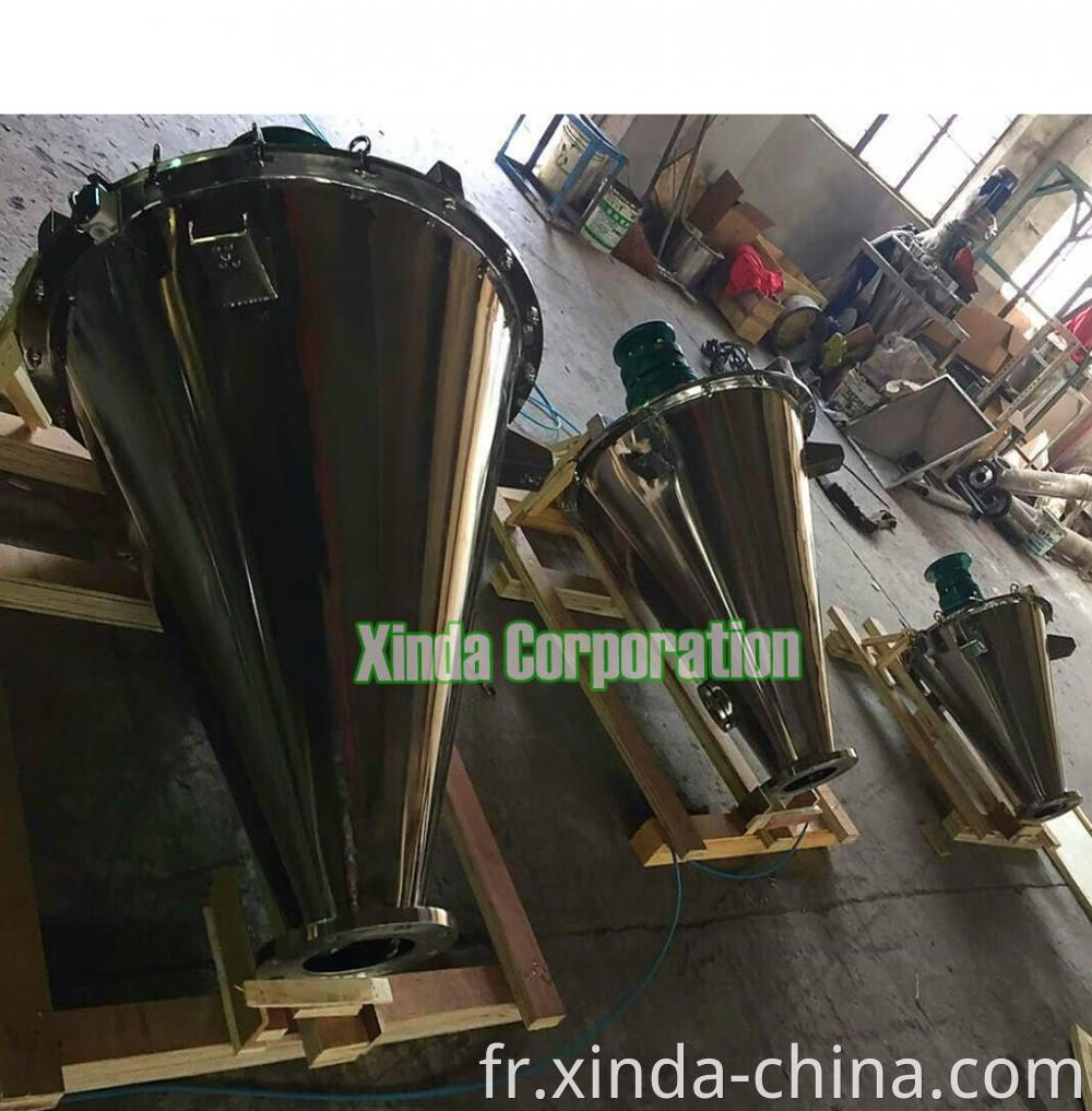 Double Auger Cone Mixing Machine